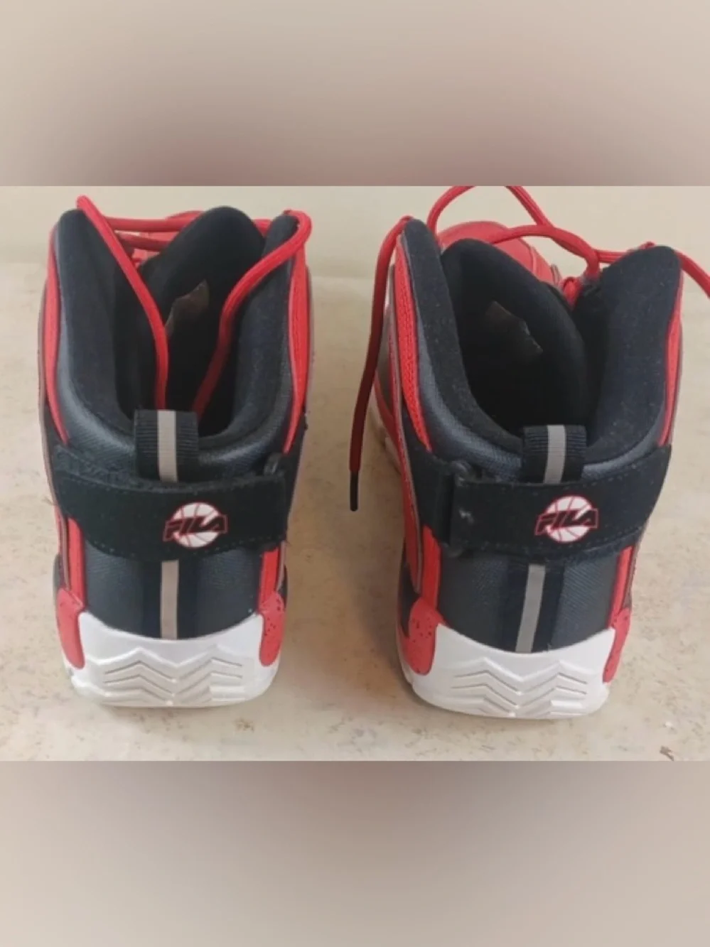 Fila Grant Hill 2 PDR Basketball Shoes Red Black White Men's - Picture 8 of 12